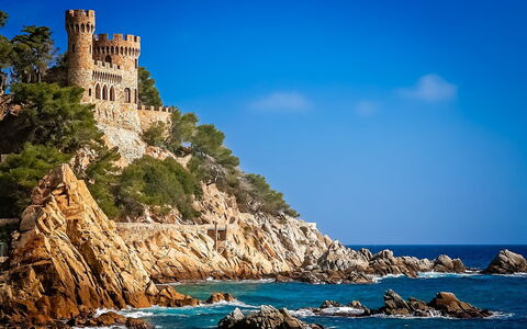 Villa Tamariu: Bleu, L'Eau, Plan D'Eau, Côte, Mer, Cotiers Et Relief Océaniques, Été, Plage, Rive, Attraction Touristique