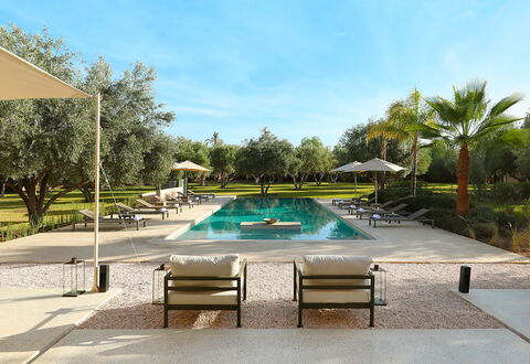 Villa Eleganza: Piscine, Réflexion, Jardin, Recours, Ombre, Biens, Mobilier De Jardin, Aménagement Paysager, Miroir D'Eau, Étang
