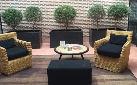 Dar Sami: Meubles, Pot De Fleur, Chaise, Mobilier De Jardin, Plante D'Appartement, Osier, Jardin, Accoudoir, Tache De Bois, Table Basse
