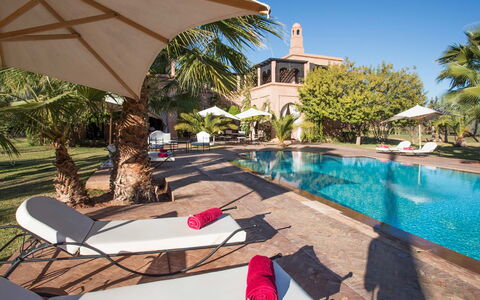 Dar Maril: Arbre, Piscine, Recours, Mobilier De Jardin, Parapluie, Biens, Hacienda, Eco Hôtel, Villa