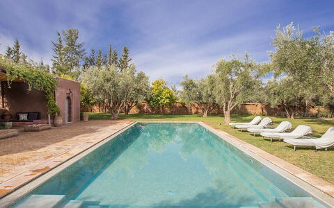 Villa Mauri: Piscine, Biens, Hacienda, Réflexion, Aménagement Paysager, Recours, Caractéristique De L'Eau, Cour, Miroir D'Eau