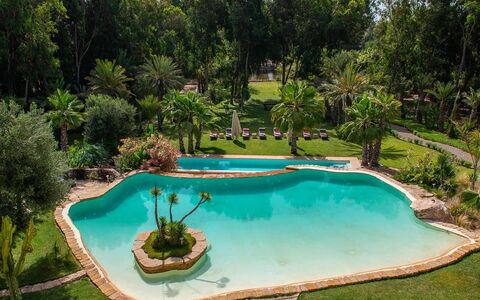 Le Jardin Mogador: Piscine, L'Eau, Arbre, Recours, Jardin, Loisir, Caractéristique De L'Eau, Eco Hôtel, Aménagement Paysager, Hacienda