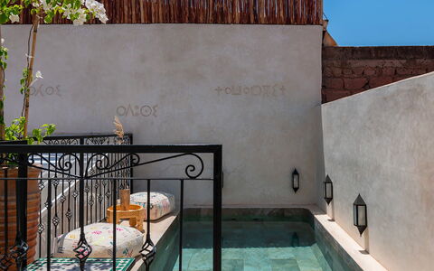 Riad Ali: Composite, Piscine, Tuile, Pot De Fleur, Plante D'Appartement, Cour, Caractéristique De L'Eau, Dalle