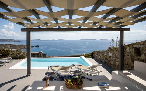 Villa Apollonia: Piscine, Cotiers Et Relief Océaniques, Recours, Mer, Côte, Ombre, Eco Hôtel, Océan, Villa, Mobilier De Jardin