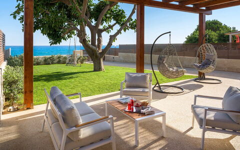 Villa Paprika: Meubles, Mobilier De Jardin, Chaise, Table, Ombre, Recours, Tache De Bois, Dur, Jardin