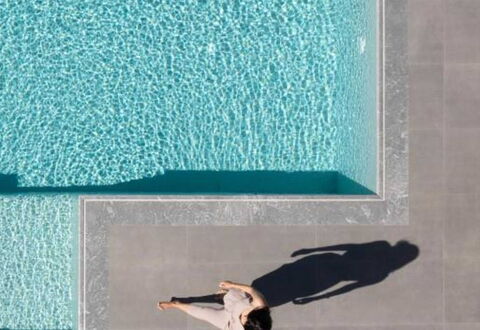 Villa Akrotiri: Piscine, Loisir, Composite, Recours, Tuile, Vacances, Mobilier De Jardin