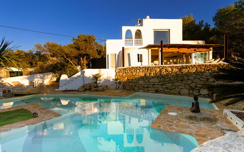 Sa Galera Villa: Piscine, Recours, Biens, Eco Hôtel, Villa, Ombre, Hacienda, Aménagement Paysager, Arrière-Cour