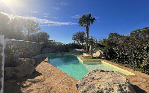 Sa Galera Villa: Bleu, Piscine, Roche, Recours, Caractéristique De L'Eau, Eco Hôtel, Aménagement Paysager, Tropiques