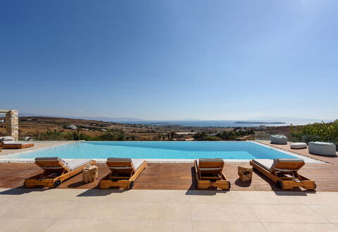 Villa Melina: Bleu, Piscine, Recours, Ombre, Eco Hôtel, Mobilier De Jardin, Chaise, Conception, Villa, Balancelle