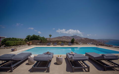 Villa Talassa: Bleu, Meubles, Recours, Mer, Piscine, Côte, Mobilier De Jardin, Ombre, Eco Hôtel, Tropiques