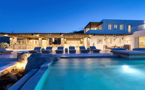 Villa Mitos: Bleu, Piscine, Recours, Biens, Eco Hôtel, Villa, Thermes, Hôtel, Manoir, Ville Resort