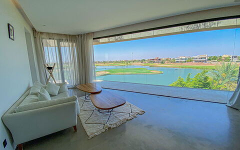 Villa Inaya: L'Eau, Réflexion, Canal, Réservoir, Recours, Étang, Appartement Penthouse, Parquet