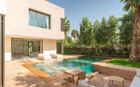 Villa Hamza: Piscine, Zone Résidentielle, Domicile, Biens, Aménagement Paysager, Recours, Jardin, Eco Hôtel, Villa, Hacienda