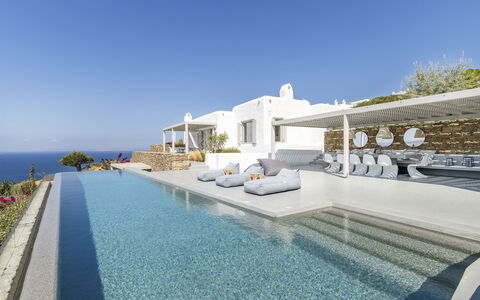 Villa Atlante: Bleu, Mer, Cotiers Et Relief Océaniques, Côte, Piscine, Recours, Océan, Tropiques, Villa, Plage