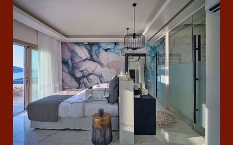 Villa Elettra: Chambre, Meubles, Design Intérieur, Plafond, Drap De Lit, Sol, Literie, Domicile, Lit, Oreiller