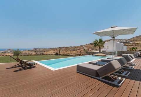 Villa Demetra: Parquet, Mobilier De Jardin, Recours, Ombre, Dur, Piscine, Eco Hôtel, Conception, Chaise, Plate-Forme