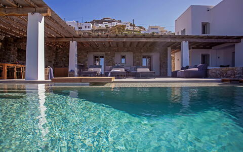Villa Chimera: Bleu, Piscine, Recours, Villa, Tuile, Appartement Penthouse