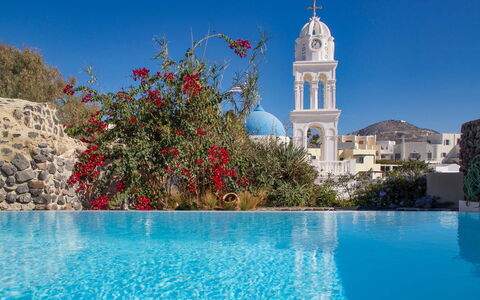 Mansion Kyani: Bleu, Piscine, Recours, Dôme