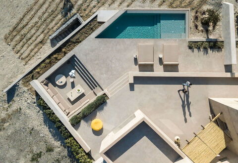 Thera King: Composite, Béton, Conception, Balancelle, Mobilier De Jardin, Piscine