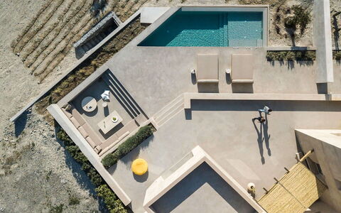 Thera Queen: Composite, Béton, Conception, Balancelle, Mobilier De Jardin, Piscine