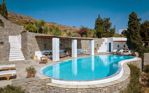 Villa Amaca: Bleu, Architecture, Mur De Pierre, Dalle, Piscine, Recours, Villa, Eco Hôtel