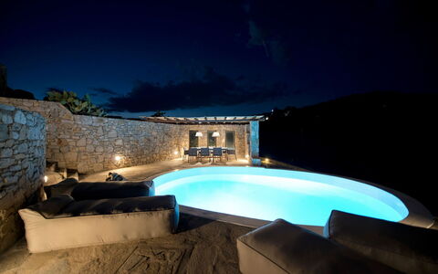 Villa Amon: Piscine, Bleu, Recours, Composite, Thermes, Mobilier De Jardin, Eco Hôtel, Hôtel, Jacuzzi