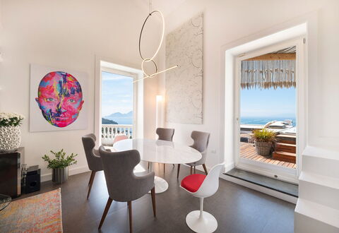 Casa Mariavittoria: Meubles, Design Intérieur, Sol, Table, Sol, Chaise, Pièce, Plafond, Mer, Domicile