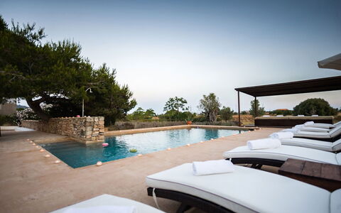 Finca Tonia: Piscine, Balancelle, Mobilier De Jardin, Recours, Chaise Longue, Hôtel, Eco Hôtel, Villa