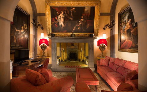 Palazzo Santa Croce: Meubles, Design Intérieur, Sol, Plafond, Éclairage, Sol, Cadre, Luminaire, Pièce, Salon