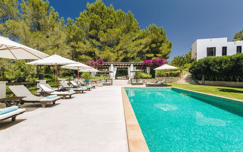 Villa Gold: Piscine, Recours, Jardin, Biens, Eco Hôtel, Aménagement Paysager, Villa, Hacienda, Ombre, Manoir