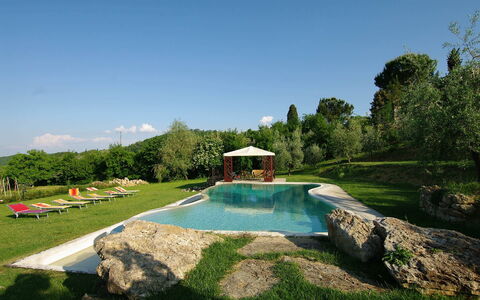 Villa Incanto: Jardin, Piscine, Pelouse, Aménagement Paysager, Arrière-Cour, Cour, Parc, Eco Hôtel, Hacienda, Caractéristique De L'Eau