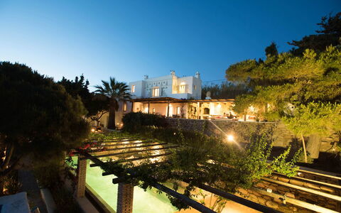 Villa Oasis: Nuit, Éclairage Paysager, Recours, Jardin, Hacienda, Biens, Eco Hôtel, Aménagement Paysager, Villa