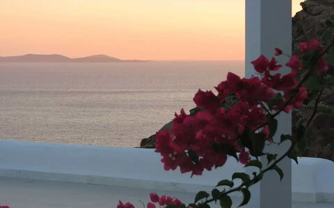 Villa Rose 1: Océan, Soirée, Balcon, Crépuscule, Plante D'Appartement