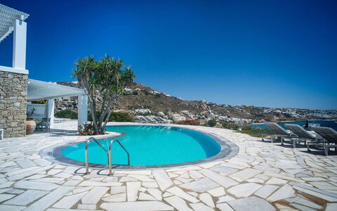 Villa Rose 2: Bleu, Piscine, Recours, Mobilier De Jardin, Hôtel, Eco Hôtel, Côte, Ville Resort, Villa, Tropiques