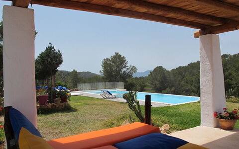 Villa Sun: Meubles, Plafond, Ombre, Chaise, Piscine, Recours, Eco Hôtel, Structure En Plein Air, Tache De Bois, Faisceau