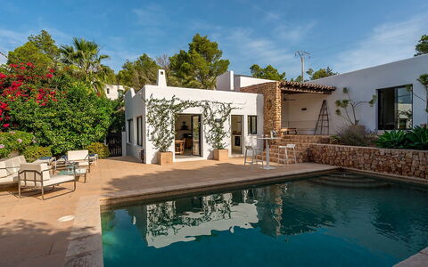 Can Blanca: Piscine, Biens, Ombre, Jardin, Aménagement Paysager, Recours, Eco Hôtel, Arrière-Cour, Hacienda, Villa
