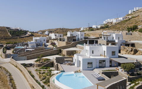 The Mykonian Castle: Architecture, Zone Résidentielle, Domicile, Appartement, Villa, Appartement Penthouse, Balcon, Hôtel