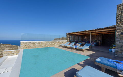 Villa Joy: Bleu, Piscine, Recours, Villa, Eco Hôtel