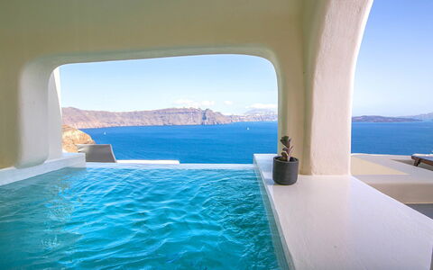Caldera Suite: Mer, Recours, Océan, Côte, Hôtel, Piscine, Ville Resort, Villa, Station Balnéaire, Baie