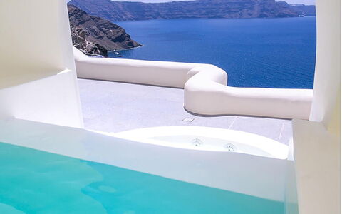 Volcano Suite: Bleu, Piscine, Hôtel