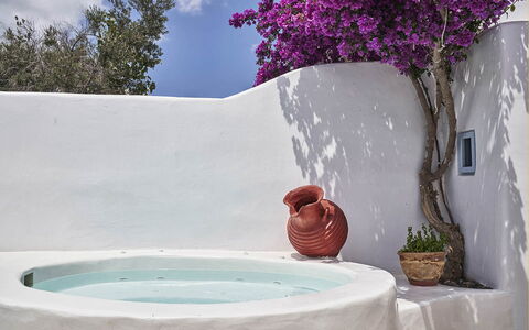 Villa Ivi: Pot De Fleur, Matériau Naturel, Ombre, Conception, Mobilier De Jardin, Plante D'Appartement, Baignoire, Luminaire Plomberie, Piscine, Céramique