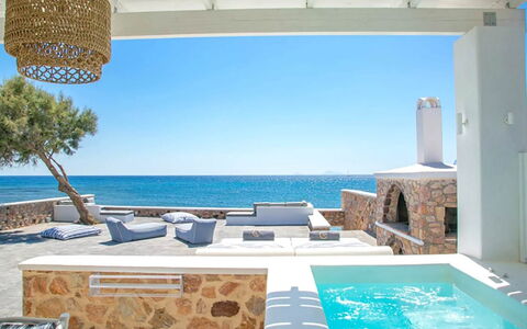 Maison Nira: Bleu, Recours, Piscine, Villa, Conception, Ombre, Mobilier De Jardin, Chaise, Hôtel, Appartement Penthouse