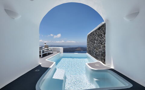 Maison Sivota: Bleu, Conception, Hôtel, Piscine