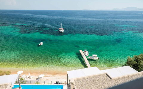 Villa Eftychia: Mer, Côte, Piscine, Cotiers Et Relief Océaniques, Recours, Océan, Rive, Plage, Tropiques, Caraïbes