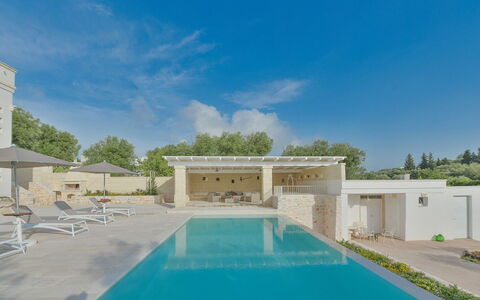 Masseria Ostuni: Biens, Béton, Piscine, Ombre, Villa, Tuile