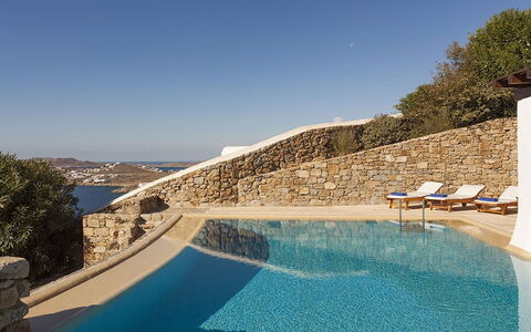 Villa Persephone: Bleu, Piscine, Recours, Villa, Ville Resort