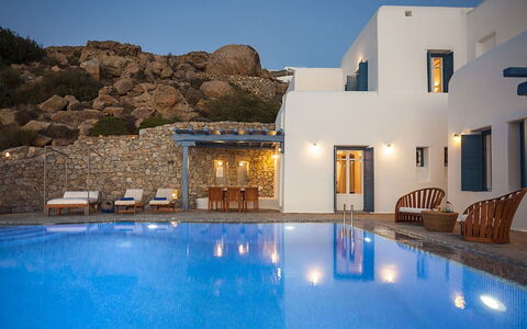 Villa Anassa: Bleu, Piscine, Recours, Côte, Ville Resort, Hôtel, Eco Hôtel, Baie, Villa
