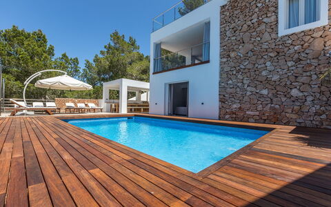 Baloo: Bois, Piscine, Recours, Eco Hôtel, Dur, Ombre, Tache De Bois, Plate-Forme, Parquet