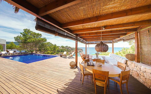 Villa Francisca: Bois, Recours, Plate-Forme, Dur, Parquet, Eco Hôtel, Tache De Bois, Piscine, Ombre, Chaise