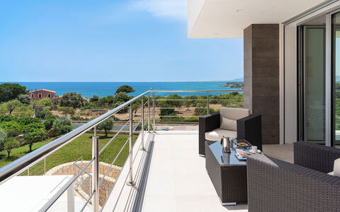 Villa Silvia: Mer, Chaise, Balcon, Côte, Mobilier De Jardin, Recours, Eco Hôtel